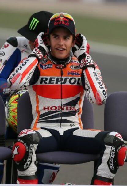 Marc Márquez, en Catar.