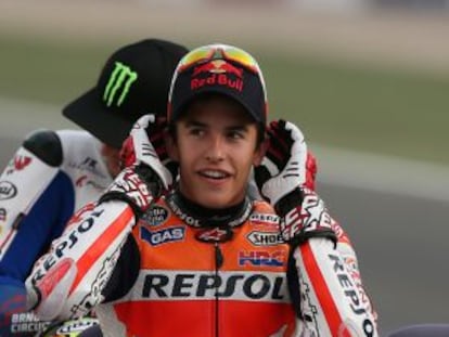 Marc Márquez, en Catar.