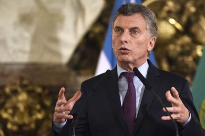 El presidente argentino, Mauricio Macri.