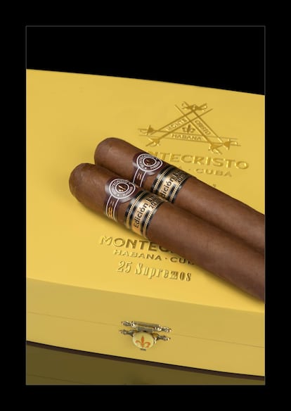 Se hicieron esperar, pero al fin han llegado a España las ediciones limitadas de 2019 de los Montecristo Supremos. Este habano se caracteriza por una cuidadosa selección de todas sus hojas (capa, tripa y capote), las cuales son separadas de la cosecha por su excepcional calidad, y son añejadas durante un período de al menos dos años. De fortaleza media, envuelve con sus aromas a frutos secos, vainilla, pasa y melazas, y que deja recuerdos a cacao ofreciendo una fumada de aproximadamente 60 minutos. Precio por unidad: 23 euros.