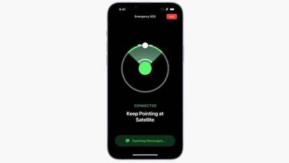 Cobertura satélite iPhone 14