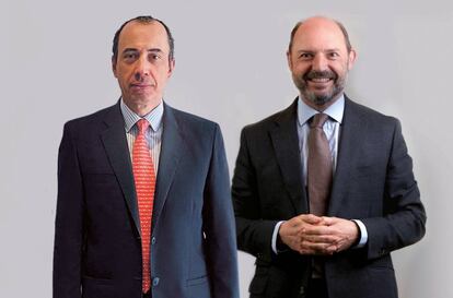 Mauricio Acevedo, socio de Acevedo & Velasco Abogados y Ángel Rivas, socio de EJA – Estudio Jurídico Almagro