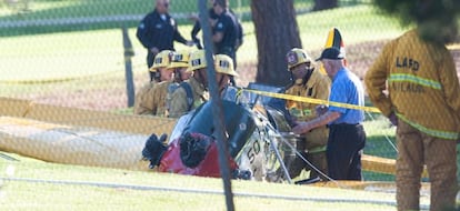 Visrta del campo de golf donde cay&oacute; la acioneta de Harrison Ford.