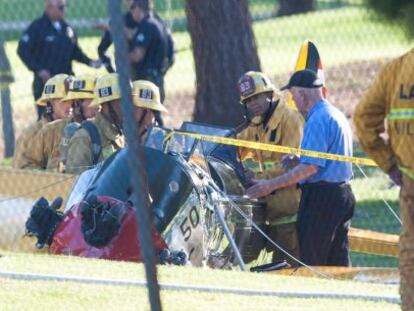 Visrta del campo de golf donde cay&oacute; la acioneta de Harrison Ford.