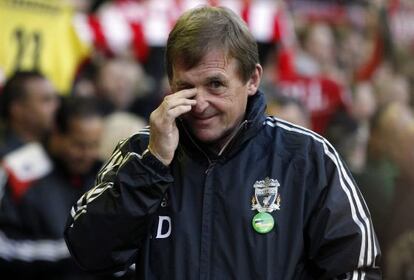 Kenny Dalglish, durante la final de la Carling Cup ante el Norwich.