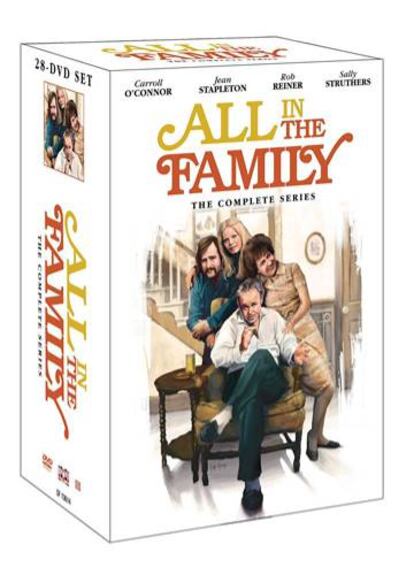 Pack de 28 DVDs con todos los episodios en inglés de 'Todo en familia'.
