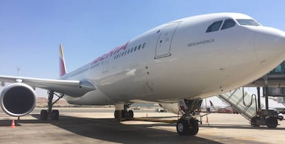 Uno de los A330 de Iberia.