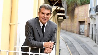 Joan Laporta, en Granada el pasado miércoles.