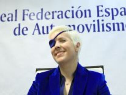 Mar&iacute;a de Villota en rueda de prensa tras su accidente(DVD 580)