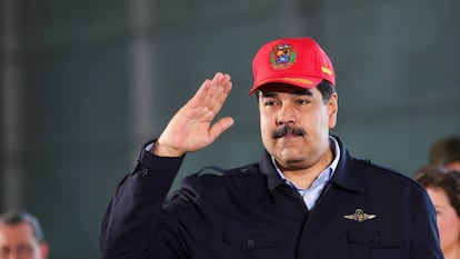 El presidente Nicolás Maduro en Maracay.