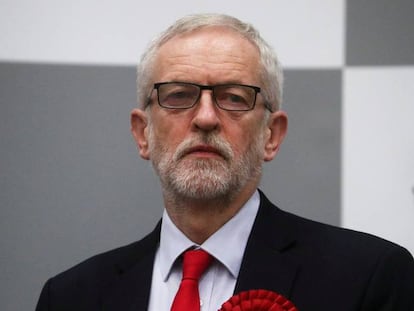 Jeremy Corbyn, derrotado el jueves en las elecciones del Reino Unido.