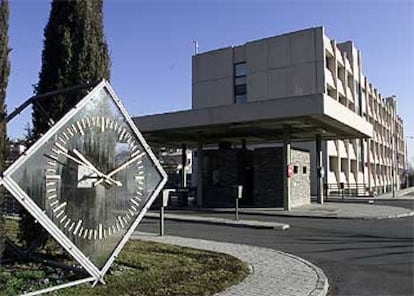 Interior del complejo del Centro Nacional de Inteligencia (CNI), en Madrid.