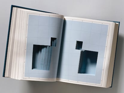<i>Momento de fronteira</i> (1999), del brasileño Waltercio Caldas.