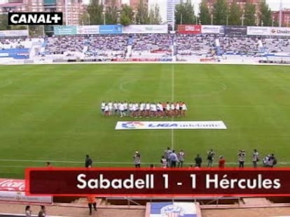Sabadell, 1 - Hércules, 1