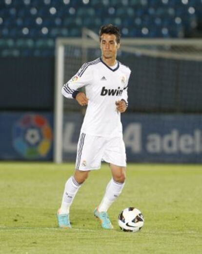 Casado, durante un partido con el Castilla