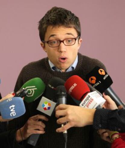 Comparecencia de Iñigo Errejon.