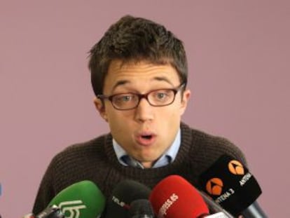 Comparecencia de I&ntilde;igo Errejon.