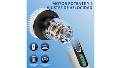 Este es el cepillo de limpieza eléctrico más vendido en Amazon que cuenta con diferentes cabezales