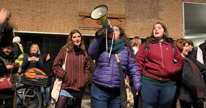 Protesta en defensa de La Ingobernable, el pasado día 7.
 