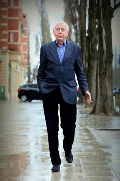 Hans Magnus Enzensberger, en Múnich.