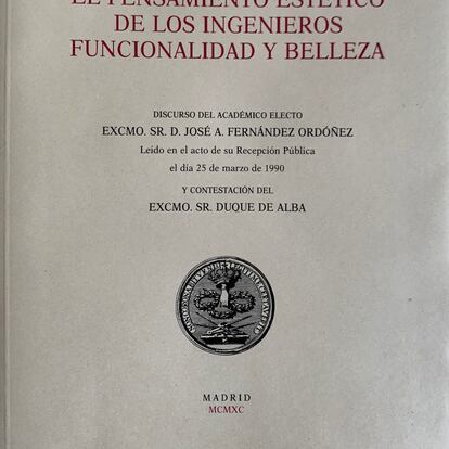 El pensamiento estético de los ingenieros, José Antonio Fernández Ordóñez