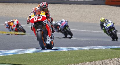 Marc Márquez, por delante de Valentino Rossi, Jorge Lorenzo y Dani Pedrosa