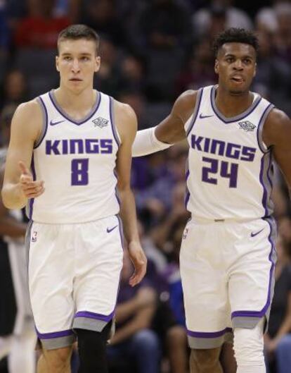 Bogdanovic y Hield.