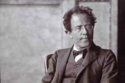 Fotografía de Gustav Mahler en 1907.