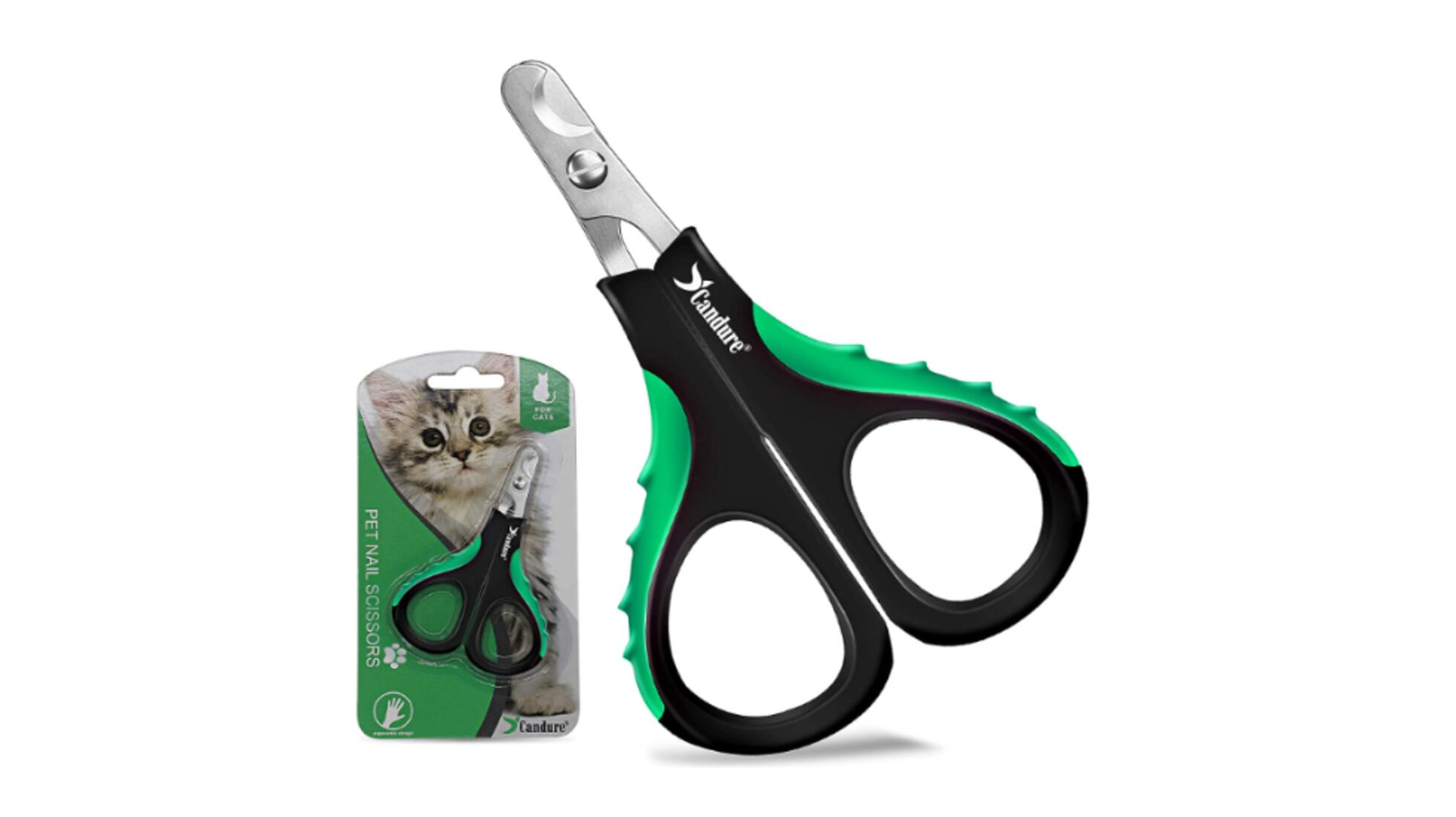 Kit De Cuidado Para Mascotas 3 En 1 - Cortauñas De Acero Inoxidable, Lima Y Guante De Baño De Silicona Para Perros Y Gatos