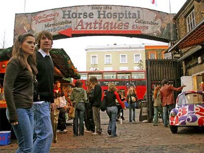 Una imagen del mercadillo de Candem Town, el más famoso de la ciudad, nacido en 1974.