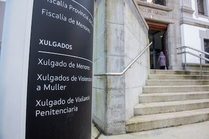 Edificio de la Audiencia Provincial de A Coruña donde está el Juzgado de Violencia contra la Mujer.