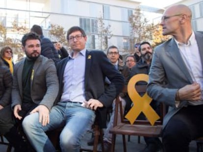 Los independientes en las listas difieren de la estrategia del partido de apostar solo por Junqueras