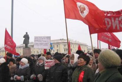 Acto de campaña de las pasadas elecciones regionales en Angarsk, en la provincia siberiana de Irkutsk.