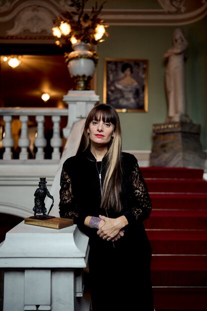 Retrato de la autora Lola Arias durante la entrega del premio Ibsen, en Oslo, el pasado 13 de octubre.