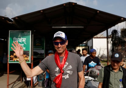 Kenton Cool, cuando logró su ascensión 17 al Everest, en mayo de 2023.