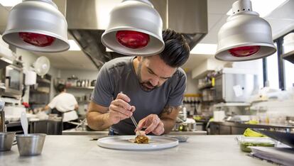 El chef Javier del Blanco, del restaurante LAV de León.