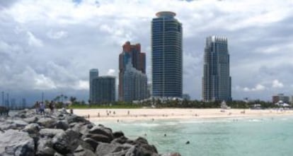 Vistas desde el parque South Pointe de Miami. / EFE