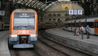 Un tren a l'estació de França, en una imatge d'arxiu.