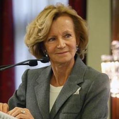 La vicepresidenta del Gobierno Elena Salgado