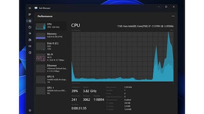 Nuevo administrador de tareas en Windows 11