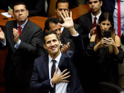 Juan Guaidó, novo presidente da Assembleia venezuelana.