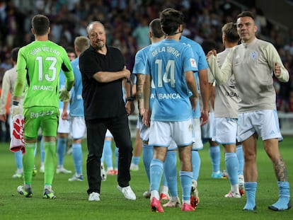 Rafael Benitez at the end of the match between FC Barcelona and Real Club Celta de Vigo, corresponding to the week 6 of LaLiga EA Sports , played at the Olympic Stadium Lluis Companys, in Barcelona, on 23th September 2023. (Photo by Joan Valls/Urbanandsport /NurPhoto via Getty Images)