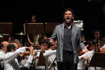 Jonas Kaufmann, en el festival de Peralada, en 2012.