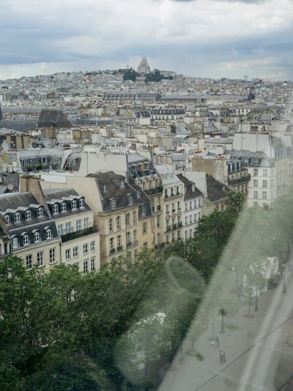 Las espectaculares vistas de la capital francesa desde el centro Pompidou.