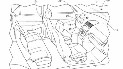 Plano de la patente presentada por Ford