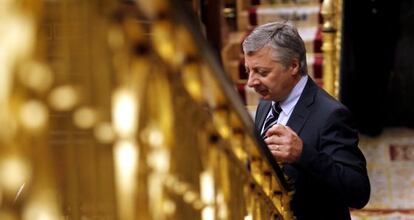 El exministro de Fomento, Jos&eacute; Blanco, en el Congreso. 