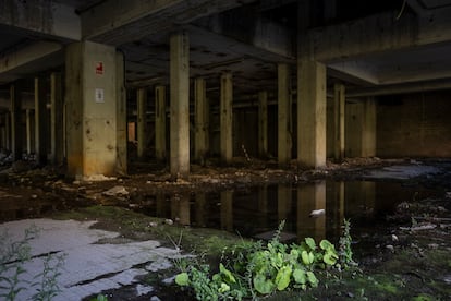 Interior de una de sus edificaciones.