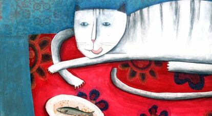 Una de les Il.lustracions de Montse Gisbert per a 'L’Almanagat', àlbum amb text d'Adeline Yzac.