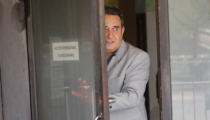 Manuel Bustos, en los juzgados de Sabadell en 2014.