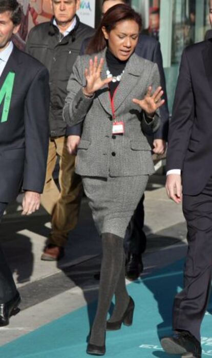 Lola Johnson, en la reciente edición de Fitur, en Madrid.
